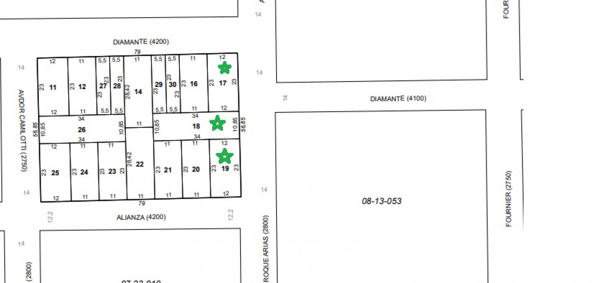 Terreno venta sobre Roque Arias 2700 frente Matienzo