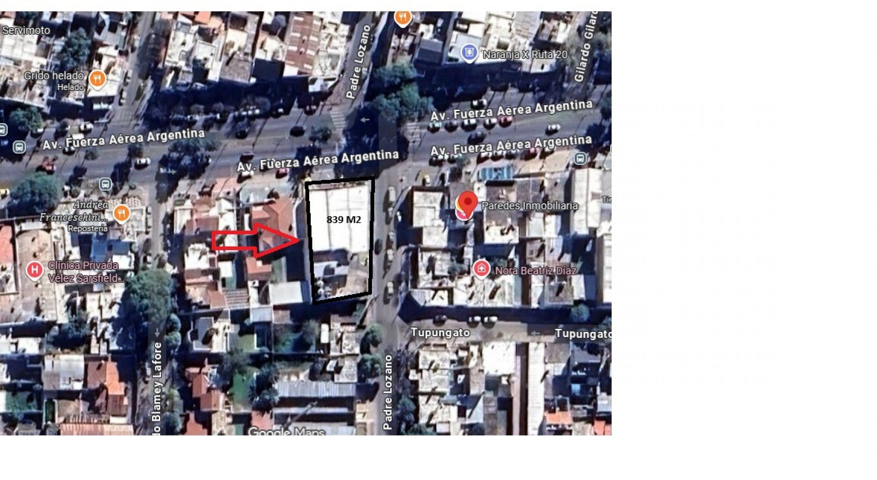 Ruta 20 Vendo importante esquina sobre Av. Fuerza Aerea 