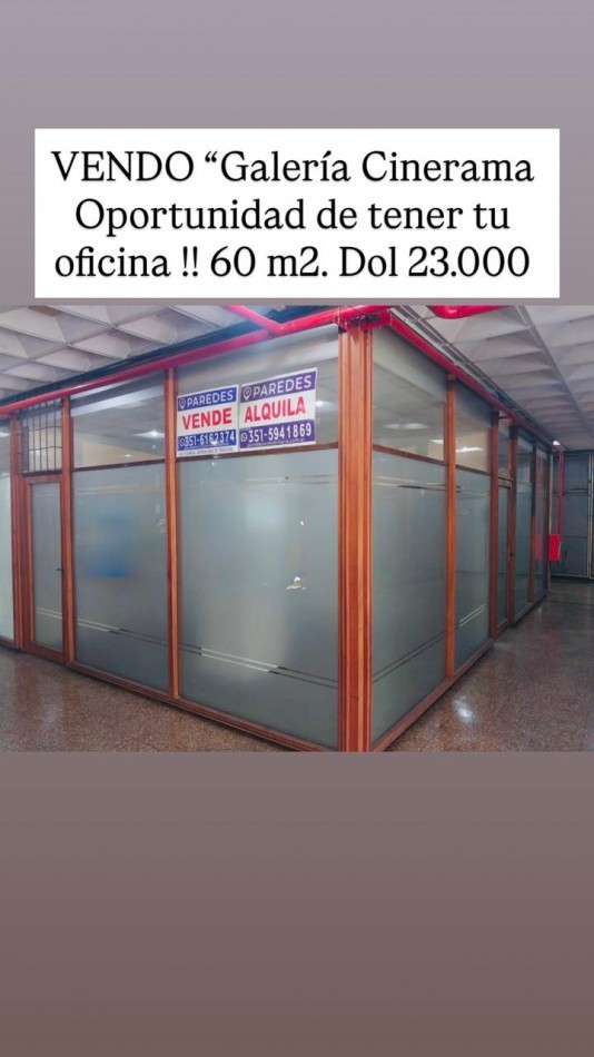 Galeria CINERAMA Venta Local / Oficina 
