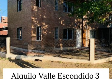 Valle Escondido Alquiler a metros de Gandhi 3 dor 2 baños